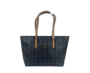 MCM Women's Black Monogram Visetos Medium Shopper Tote Bag MWPASVI07BK001