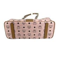 MCM Women's Anya Pink Monogram Visetos Canvas Medium Shopper Tote MWPBAFO01PZ0015