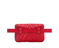 MCM Women's Patricia Red Quilted Leather Crossbody Belt Bag MWZ9APA83RU001