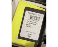 MCM Women's Neon Yellow Visetos Coated Canvas Card Case Holder MXA9AVI72YN0013