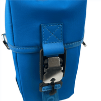 MCM Women's Blue Nylon Mini Flap Pouch Shoulder Waist Bag MXZ9SNX43HI0014