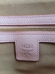 MCM Women's Powder Pink Visetos Coated Canvas Crossbody Pouch Bag MYZCATA07QH001