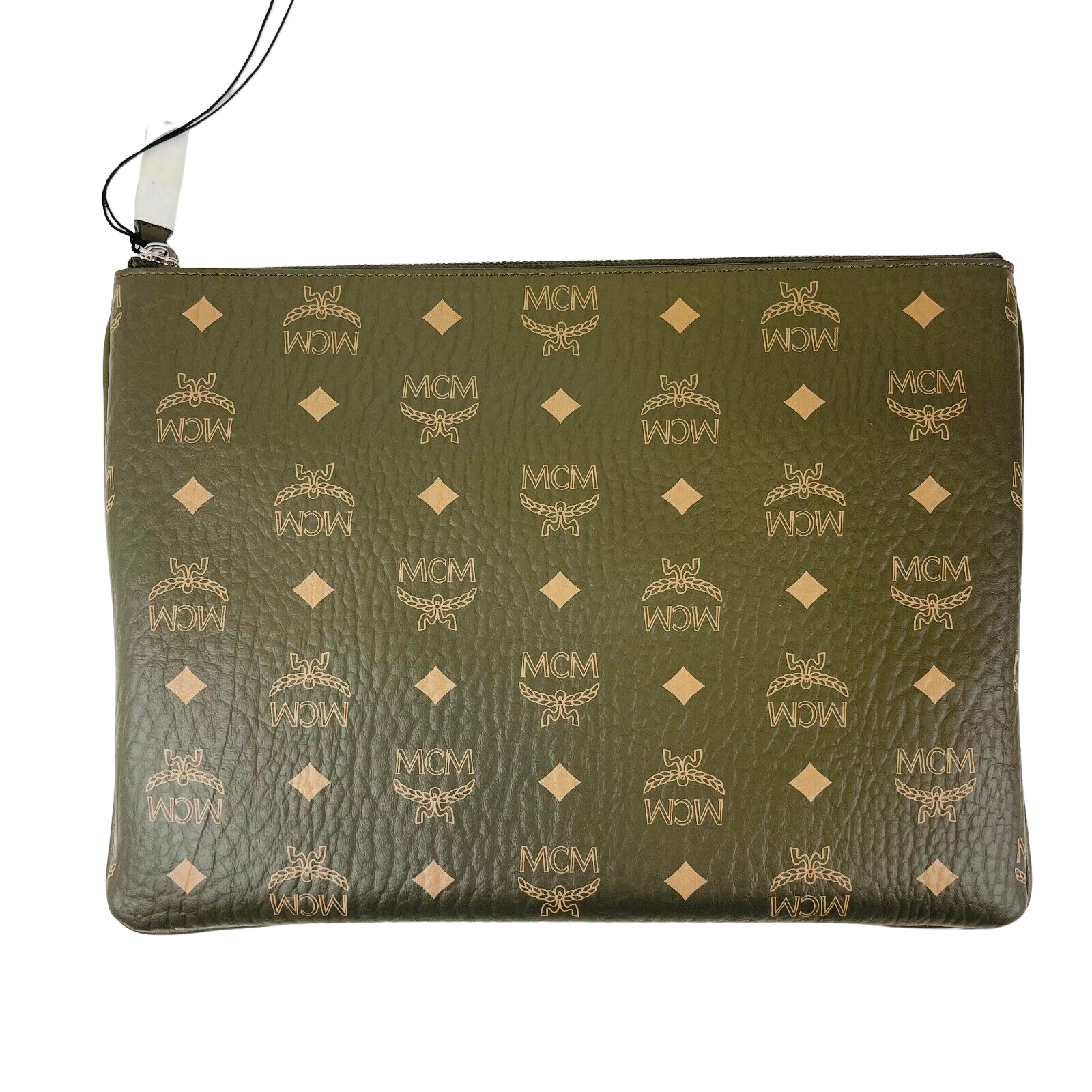 MCM Women Green Sea Turtle Visetos Coated Canvas Crossbody Bag MYZCATA08JH0012