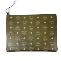 MCM Women Green Sea Turtle Visetos Coated Canvas Crossbody Bag MYZCATA08JH0012