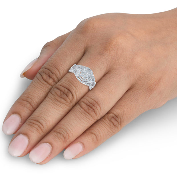 1/2-ct. T.W. Diamond Ring 10K White Gold