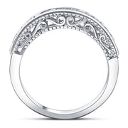 1/2ct Princess Cut Vintage 14K Diamond Anniversary Ring